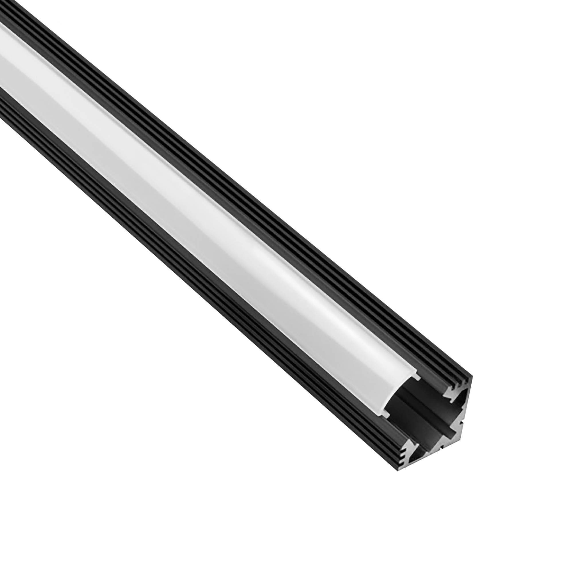 tktrading24 LED-Stripe-Profil A19 LED Profil Schwarz günstig online kaufen