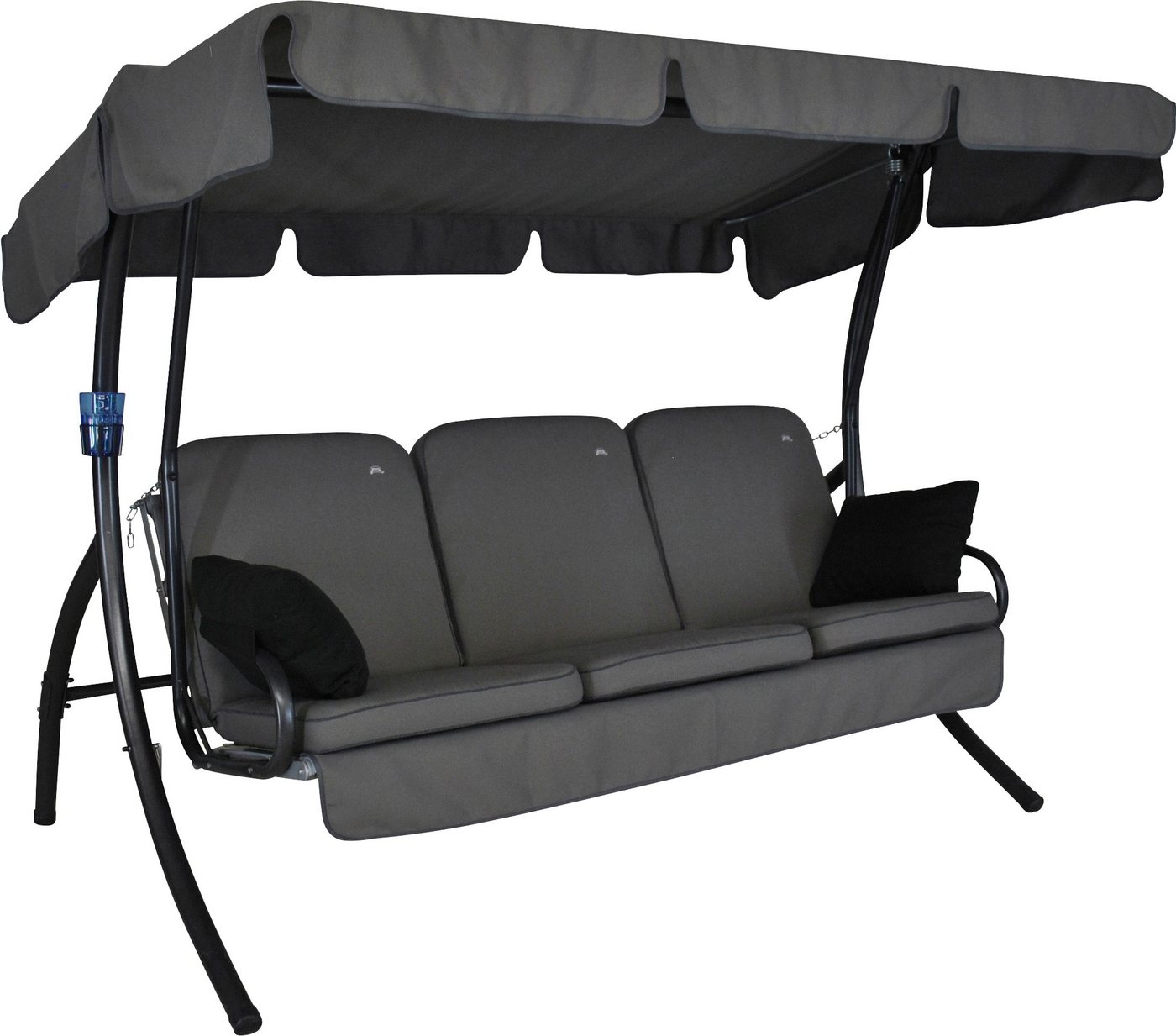 Angerer Freizeitmöbel Hollywoodschaukel Comfort Style, 3-Sitzer, Bettfunktion, OTTOs Choice, inkl. Auflagen und Zierkissen