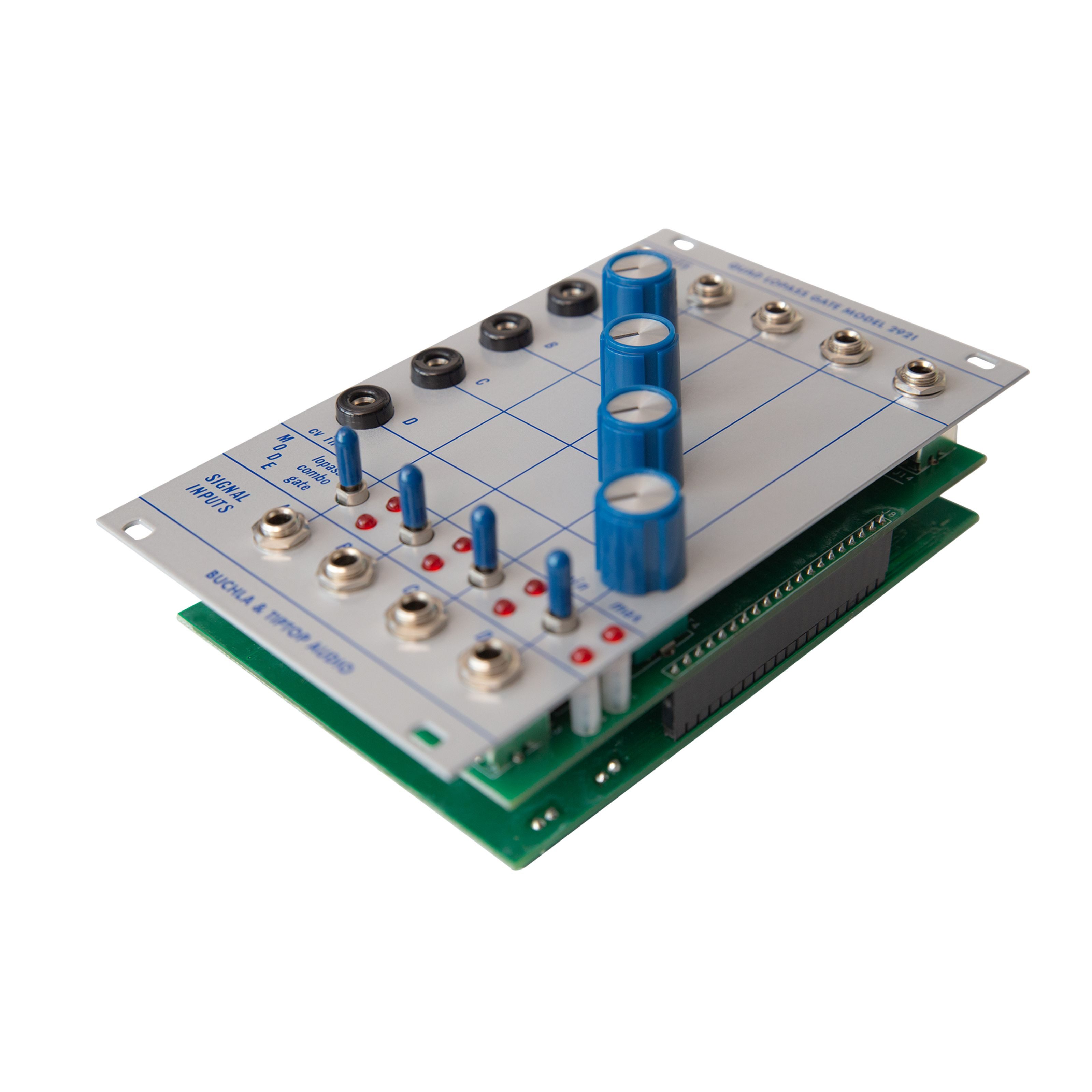 Tiptop Audio Synthesizer (Modular Synthesizer, Filter-Module), Model 292t Quad Lopass Gate - Filter Modular Synthesizer
