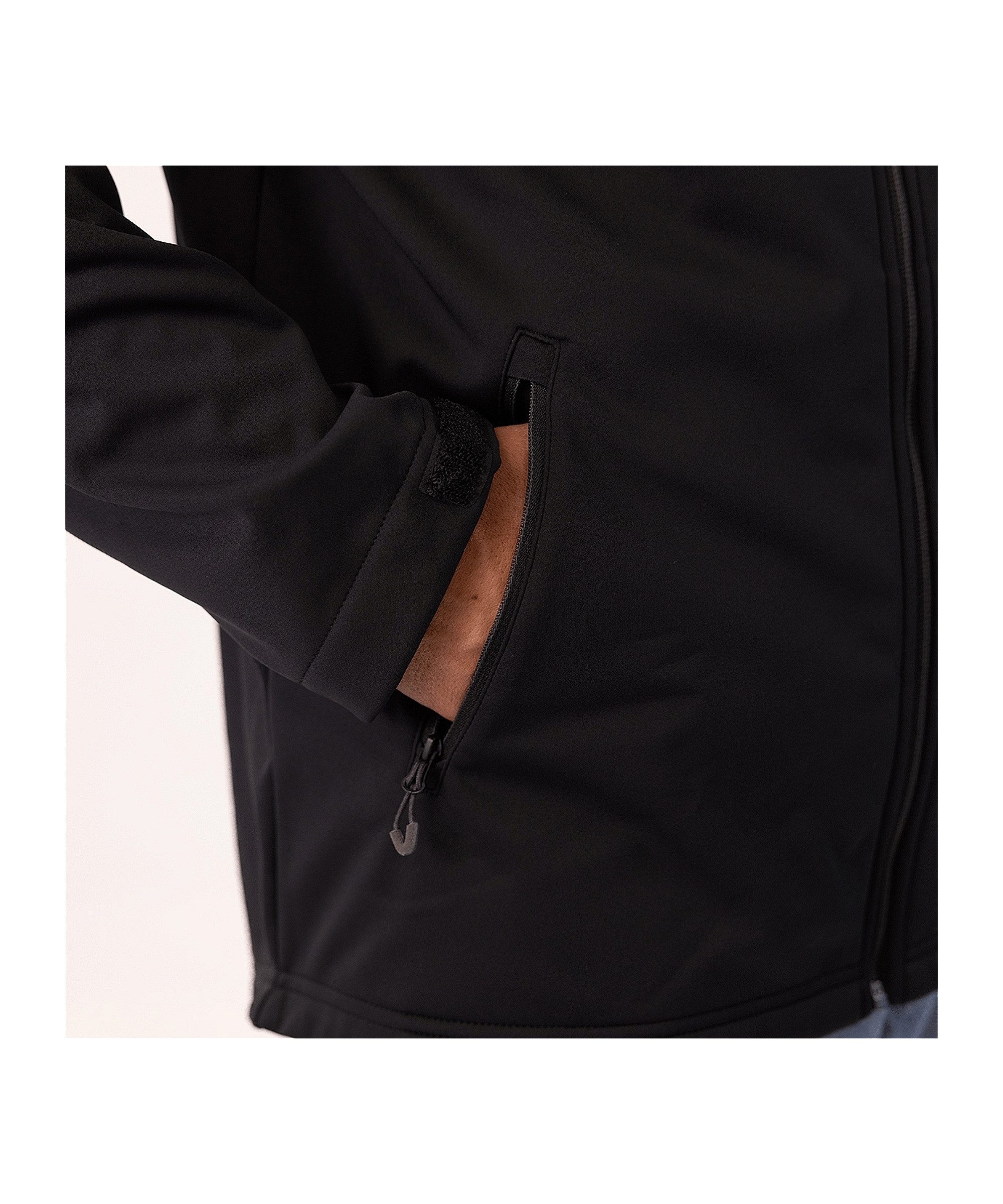Jako Allwetterjacke Softshelljacke (1-St) Kapuze_Kordelzug – Bild 4 von 5