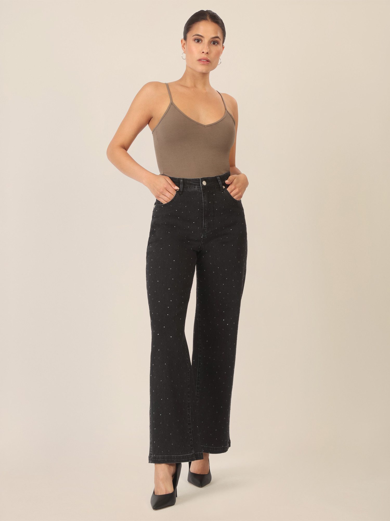 Apart Bootcut-Jeans in Stone- washed Optic günstig online kaufen