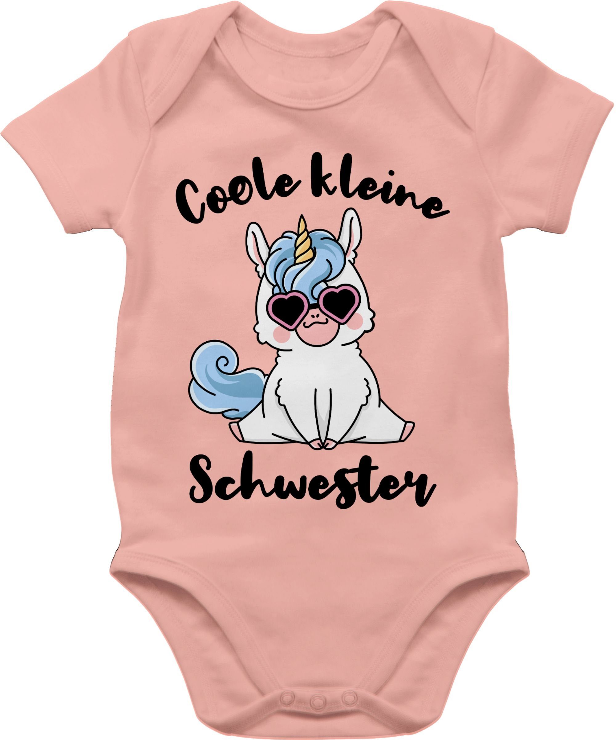 Shirtracer Shirtbody Coole kleine Schwester mit Einhorn Kleine Schwester
