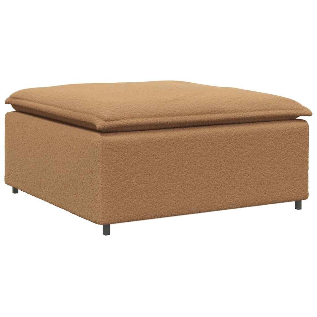 vidaXL Sofaelement Modulares Sofa Fußhocker-Modul Beige günstig online kaufen