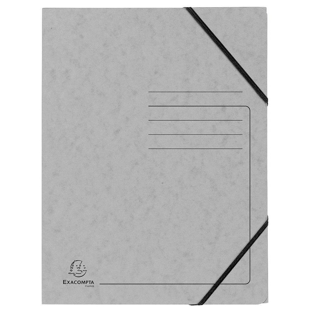 Hefter Exacompta 555471E 5er Exacompta Eckspanner grau