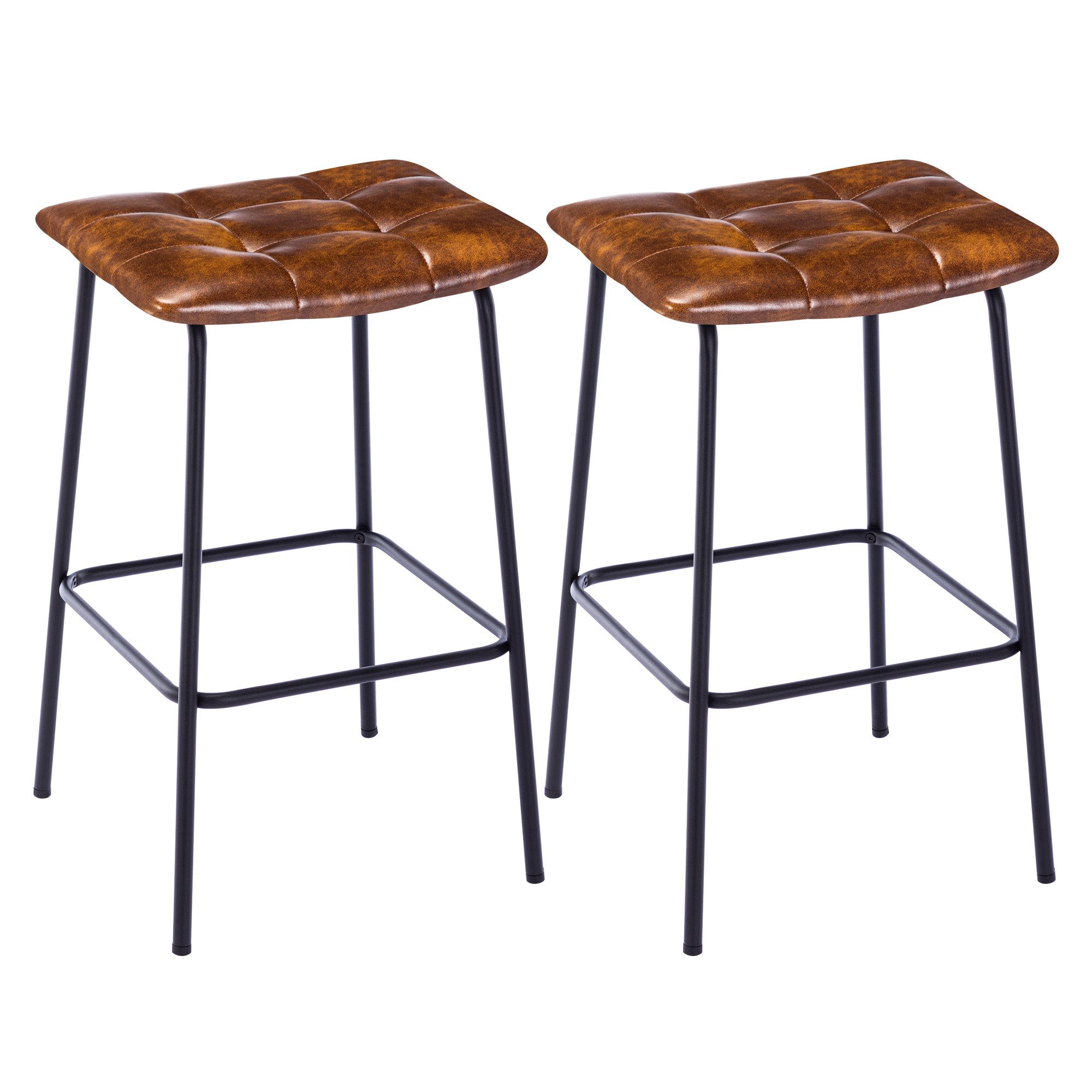 Duhome Barhocker, 2er Set Barstuhl aus Samt Vintage Bistrohocker, Sitzhöhe günstig online kaufen