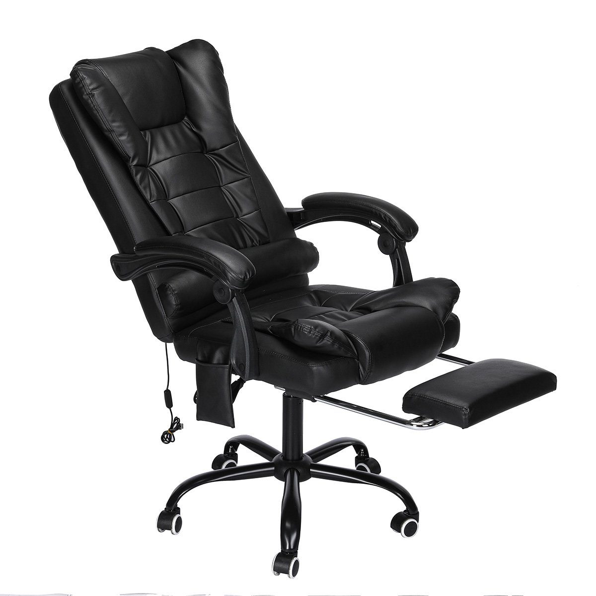 Insma Bürostuhl, USB-Massage, 135° liegend, höhenverstellbar, max. 150kg