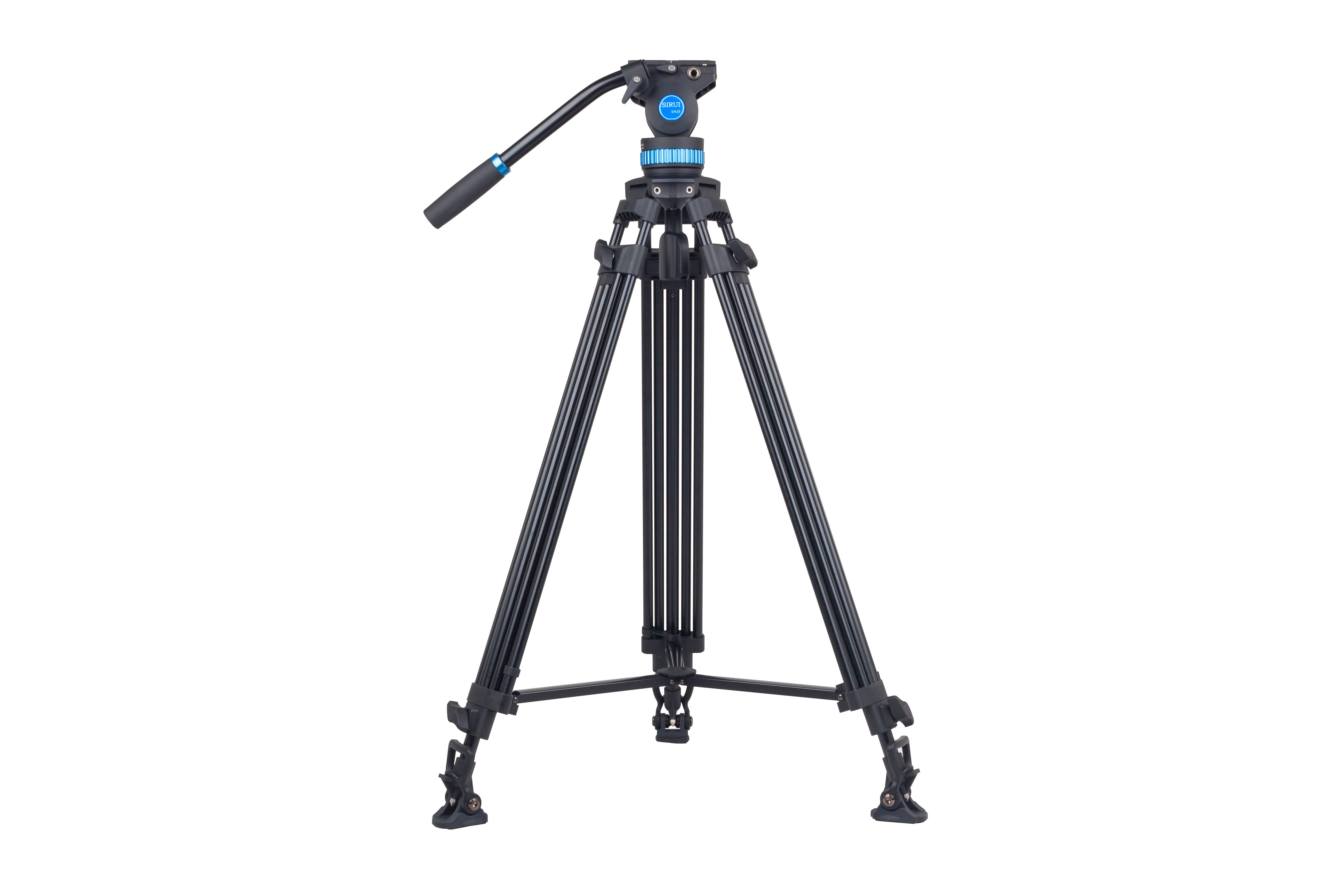 SIRUI SH25 Dreibeinstativ (SIRUI SH25 Aluminium-Videostativ mit Fluidkopf, bis 190 cm)