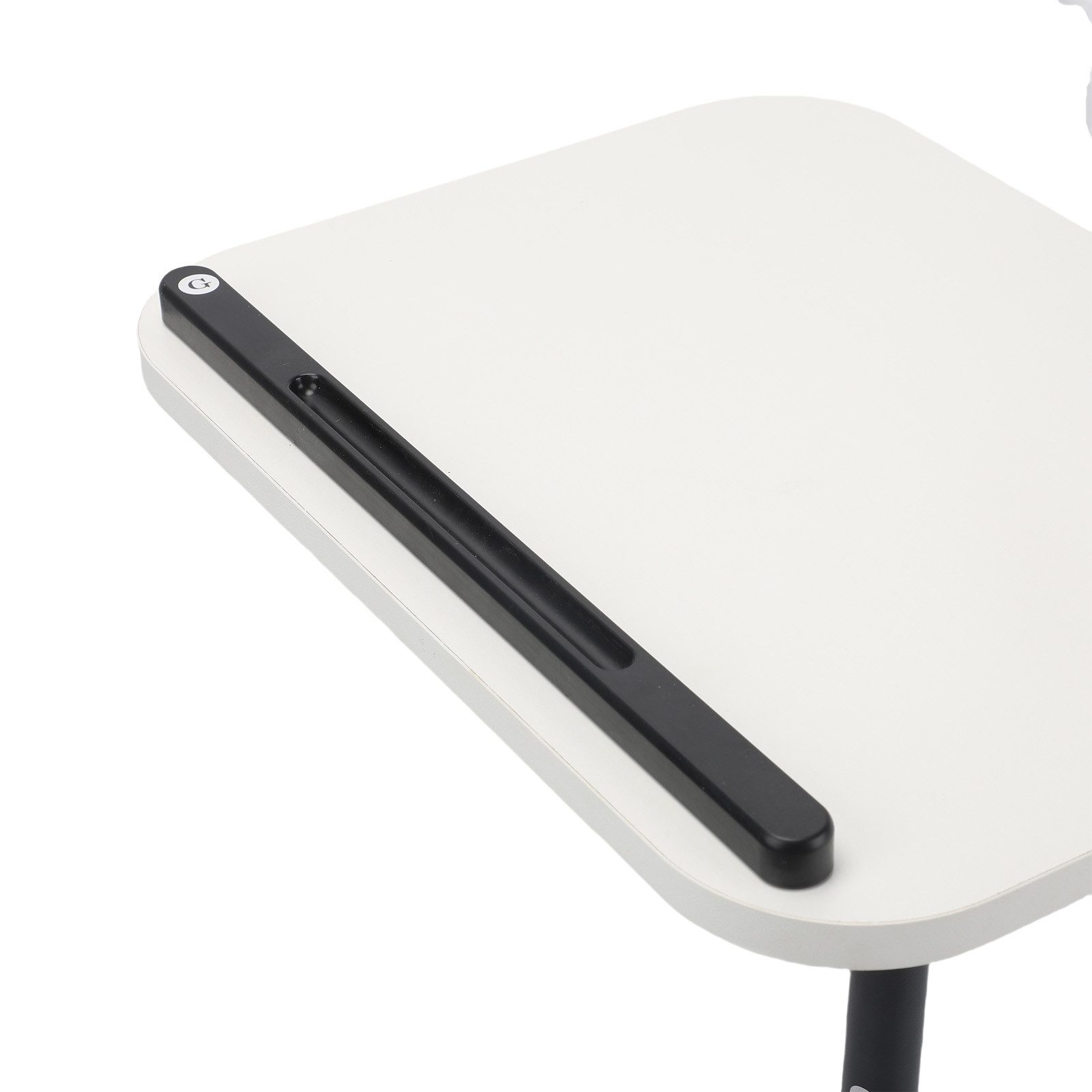 GARRYFIZH Laptoptisch Beistelltisch höhenverstellbar mit Rollen 30x40 cm, Ideal für Bett, Sofa und Homeoffice mit neigbarer Tischplatte