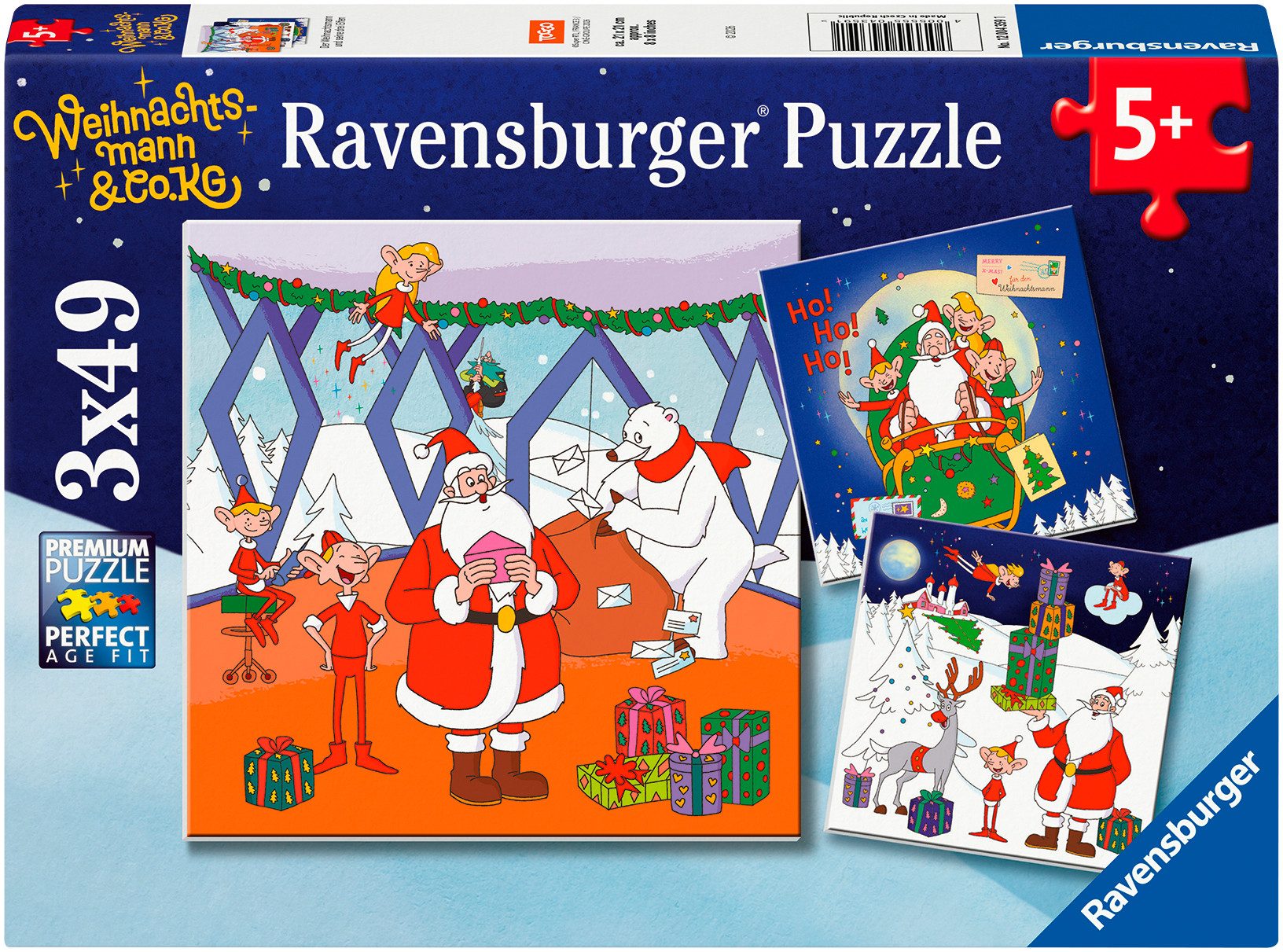 Ravensburger Puzzle Weihnachtsmann & Co. KG, 147 Puzzleteile, Made in Europe