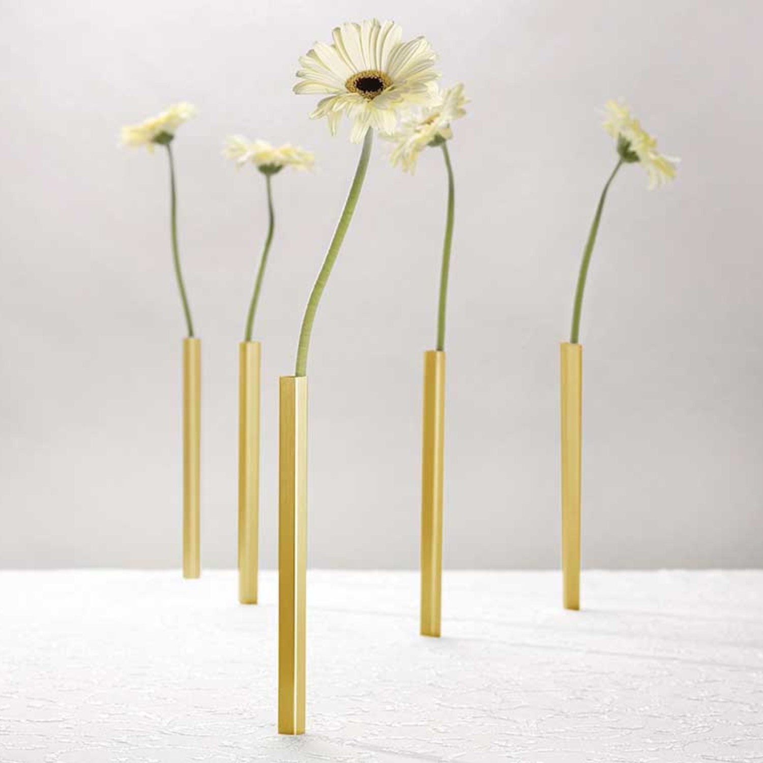 PELEG DESIGN® Tischvase Magnetische Vase 5er Set gold PE545