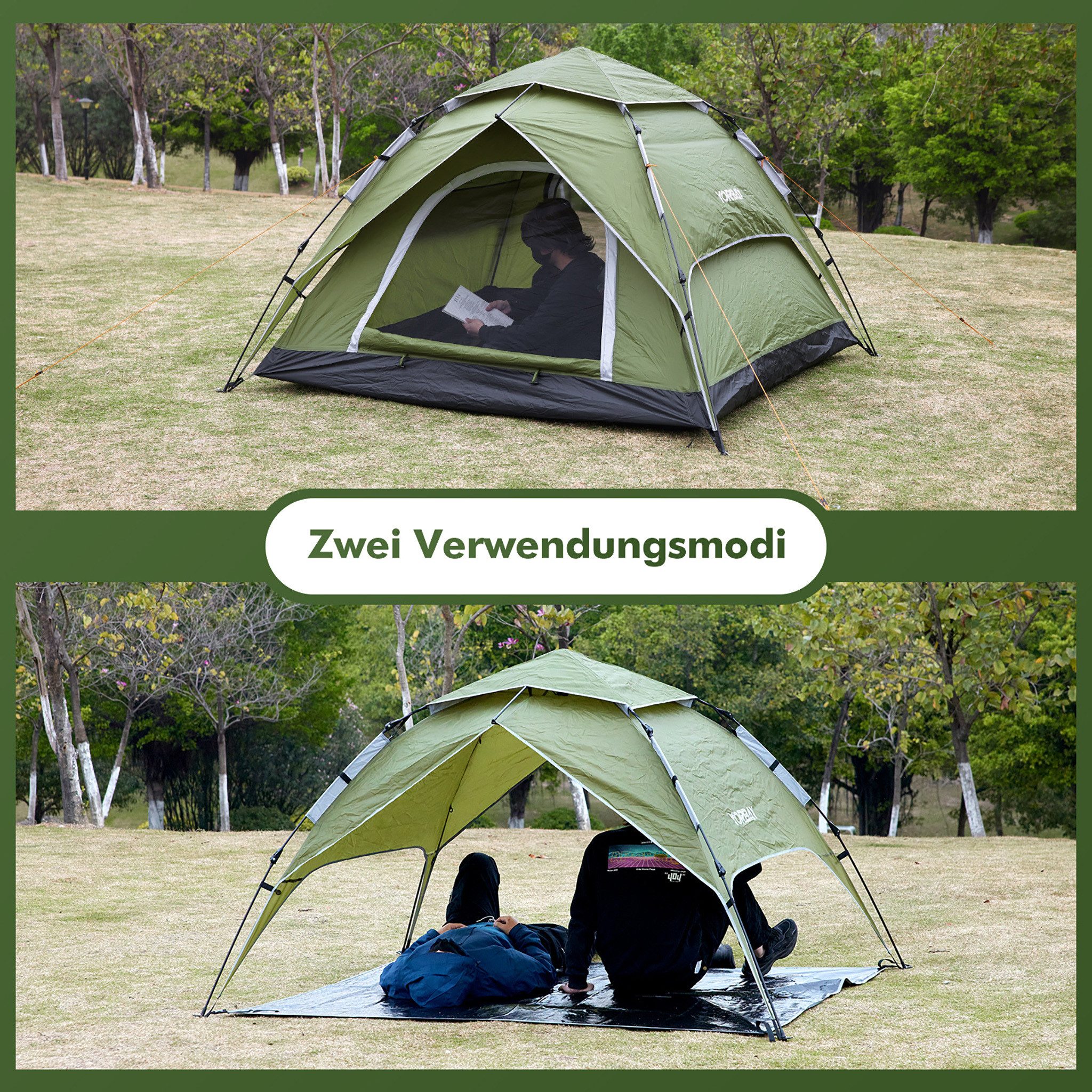 Yorbay Kuppelzelt 2 in 1 Pop günstig online kaufen