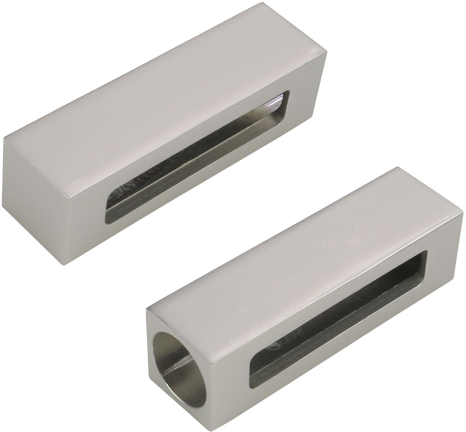 Liedeco Gardinenstangen-Endstück Block, Gardinen, (Set, 2-St), günstig online kaufen