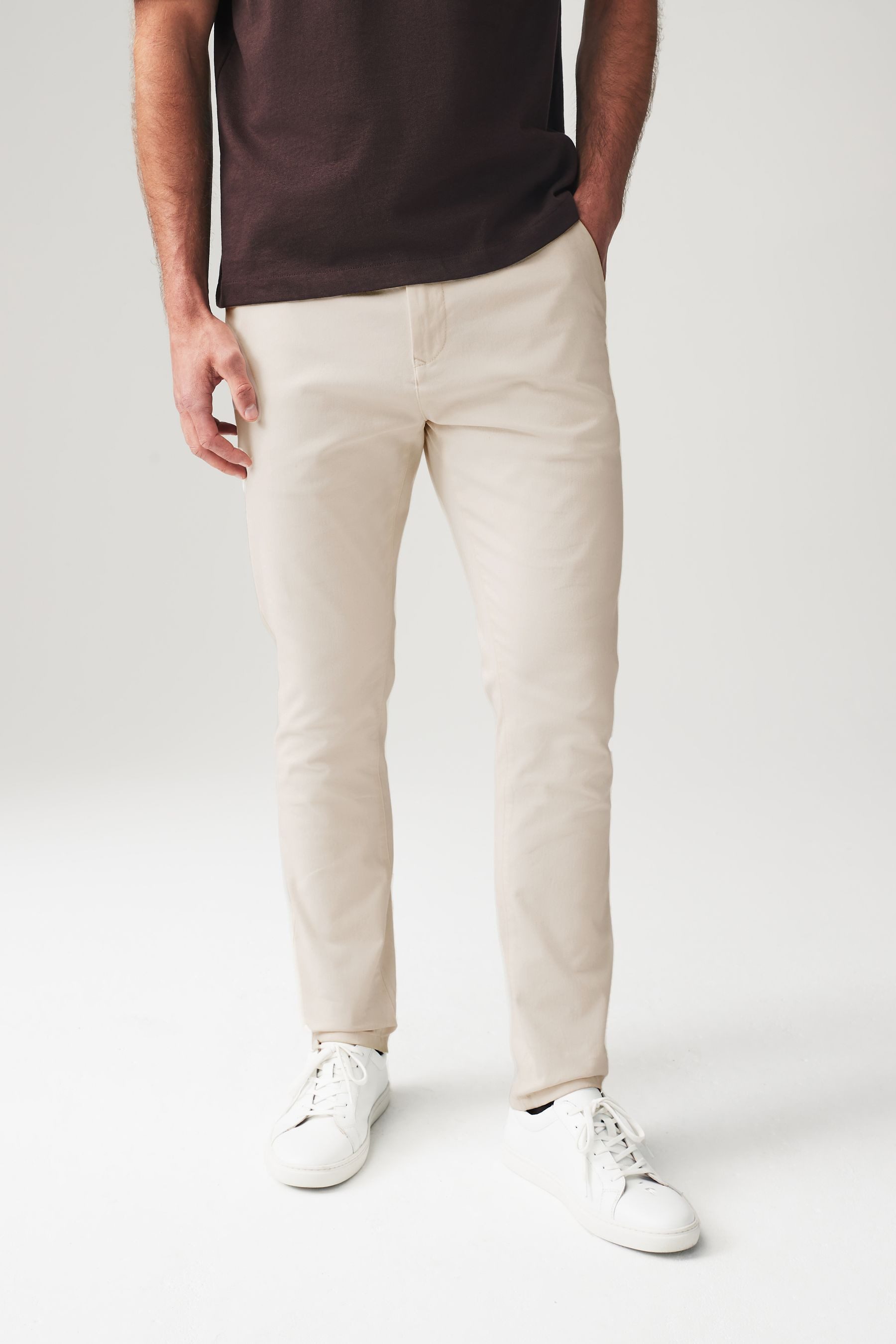 Next Chinohose Skinny-Fit-Chinohose mit Stretch (1-tlg)