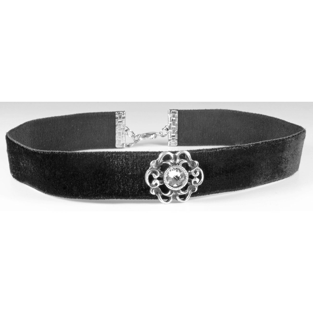 LUISIA® Kette mit Anhänger LUISIA® Samt Kropfband Annina mit Ornament und Pre – Bild 4 von 5