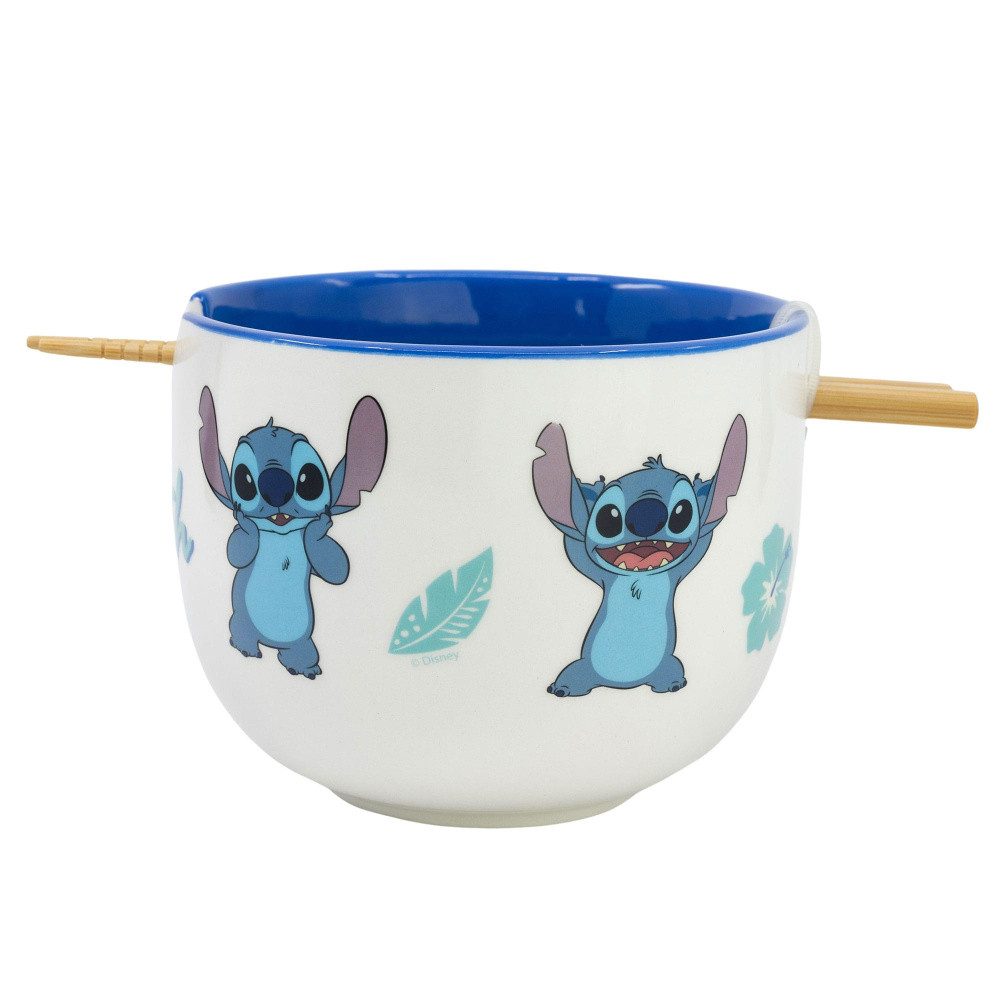 Stor Suppenschüssel Lilo & Stitch Ramen-Schüssel mit Stäbchen Stitch