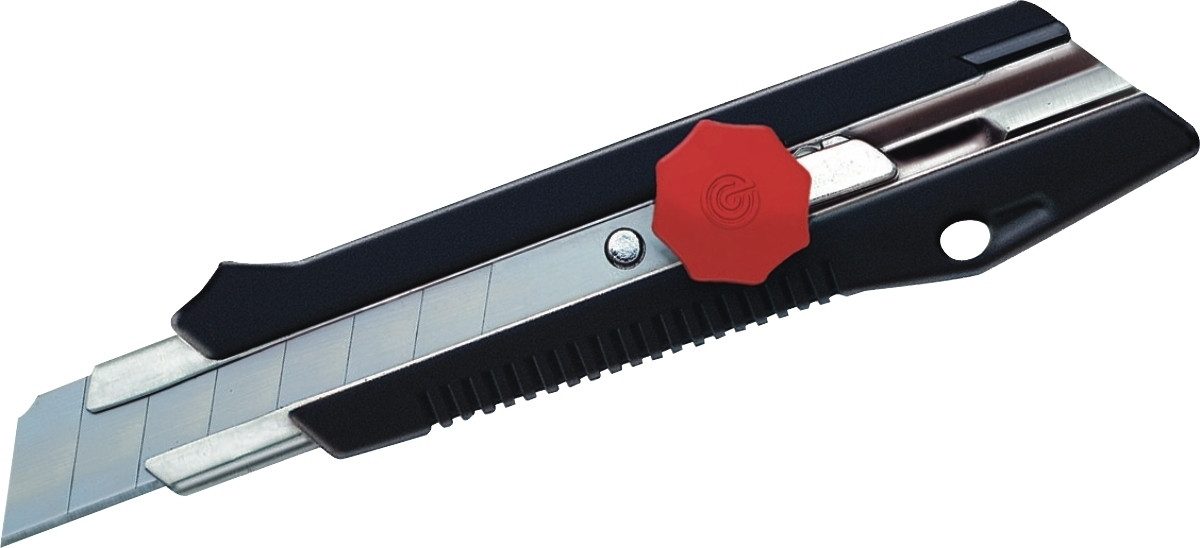 Cutter Резаки Klinge 18mm schwarz/rot Metallführung