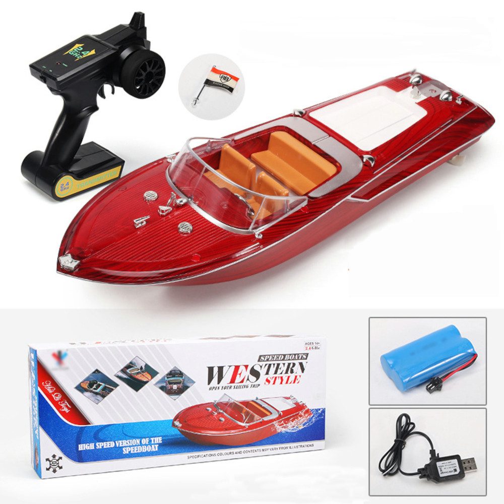 BruKa RC-Boot 2,4 Ghz RC Sportboot ST. TROPEZ ferngesteuertes Schiff Elektro Boot