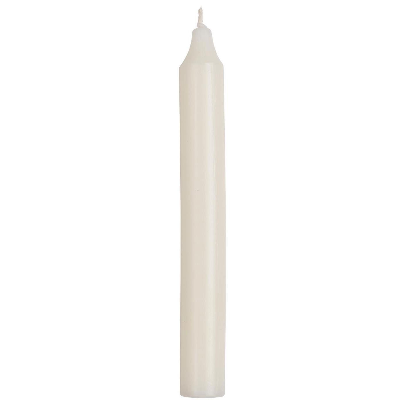 LS-LebenStil Tafelkerze Exklusive Stabkerzen Ribe Rustik 4´er Set Elfenbein 18x2,2cm (Made in Denmark - iB Laursen Denmark - Unparfümiert Spitzkerzen Tafelkerzen, 4-tlg., für Tischdeko Hochzeit Taufe Advent Weihnachten)
