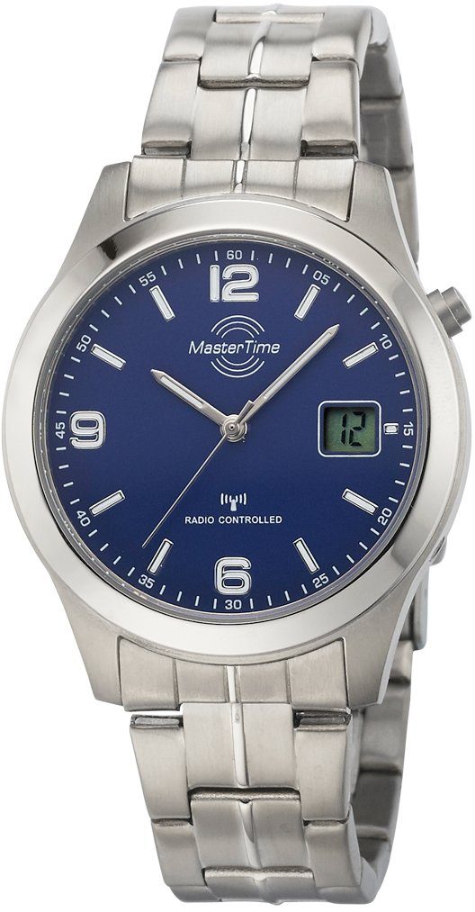 MASTER TIME Funkuhr MTGT-10351-31M, Armbanduhr, Quarzuhr, Herrenuhr, Datum