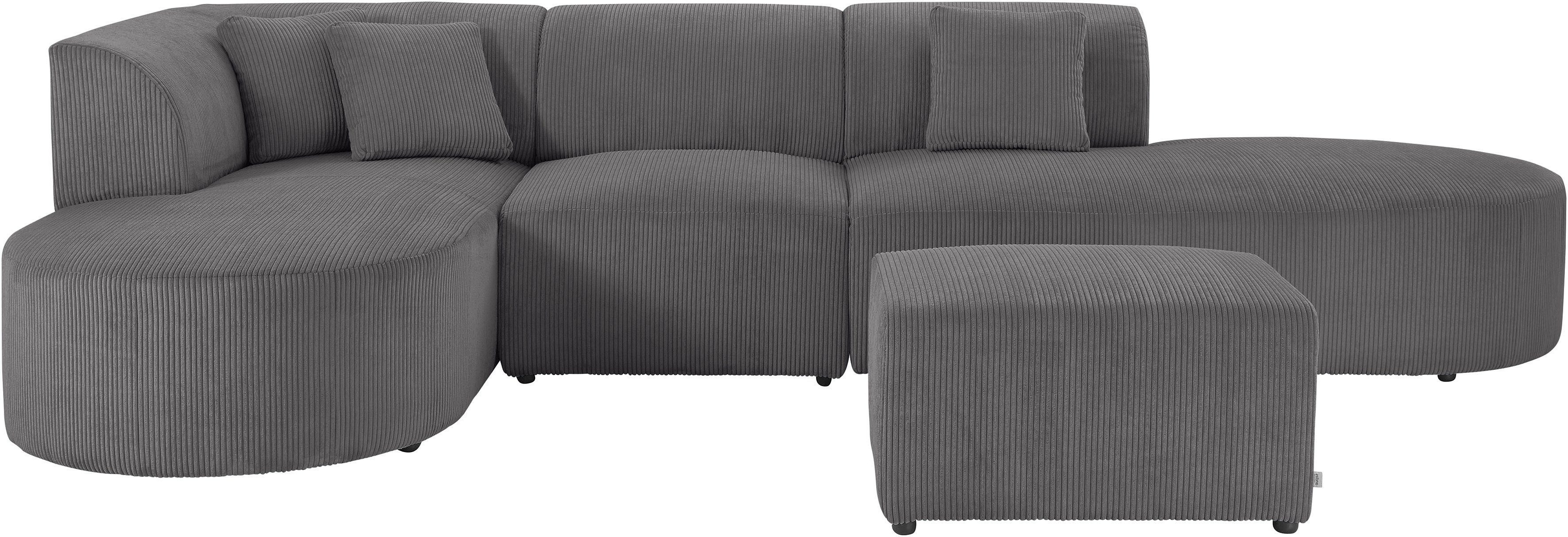 OTTO home Ecksofa Alesund L-Form, bestehend aus Modulen, auch einzeln erhältllich, miteinander verbunden