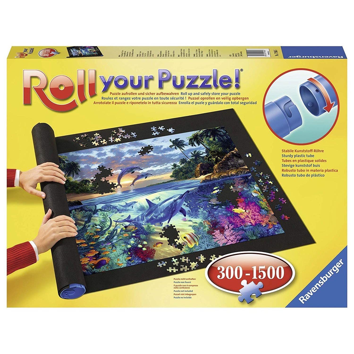 Ravensburger Puzzle 17956 Roll your Puzzle, Puzzlematte, Puzzleteile