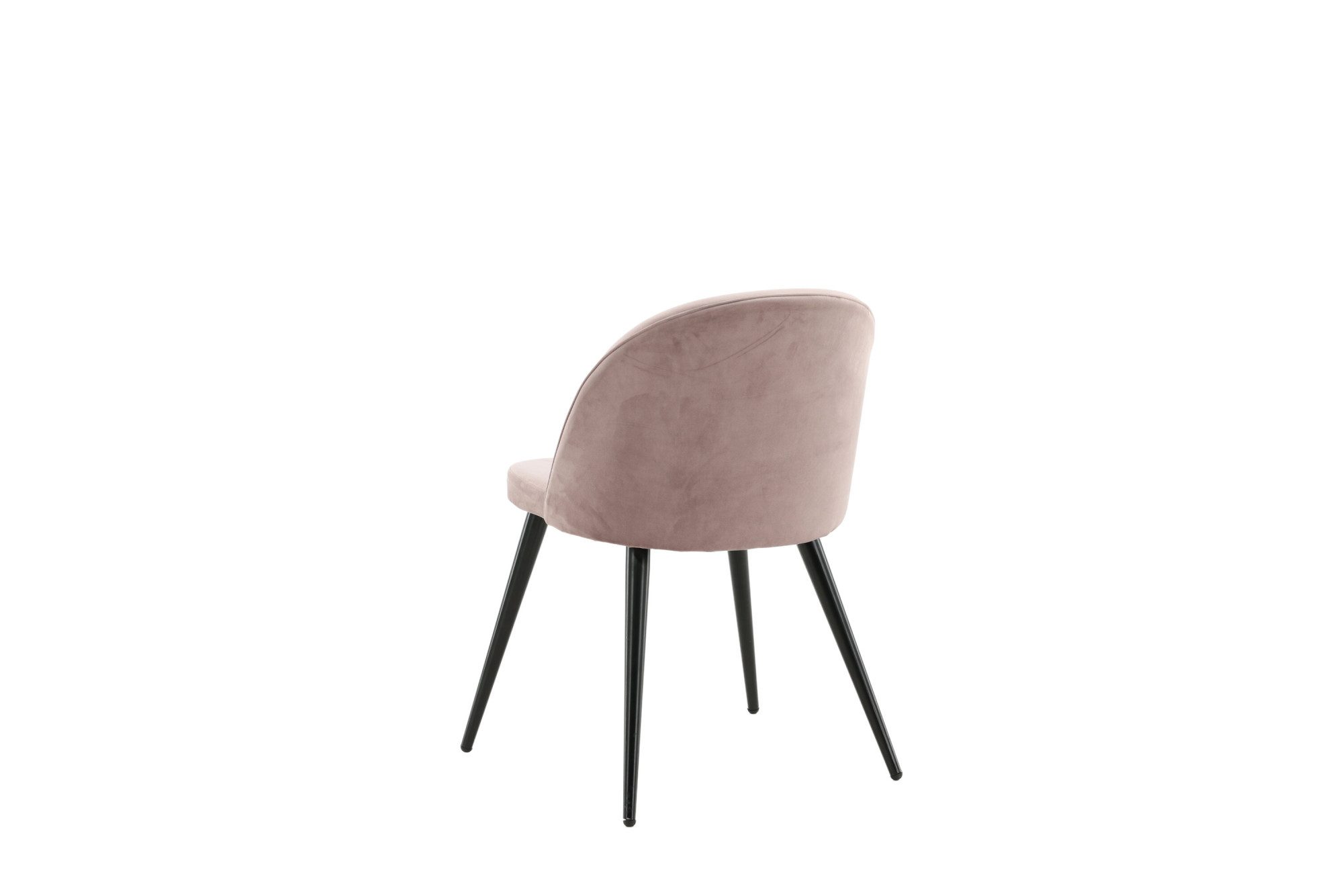 Venture Home Esszimmerstuhl Velvet, 2er-Set Esszimmerstühle mit Samtbezug, 150 kg belastbar (2 St), Polsterstuhl, weicher Bezug, Metallbeine, abgerundet – Bild 4 von 5