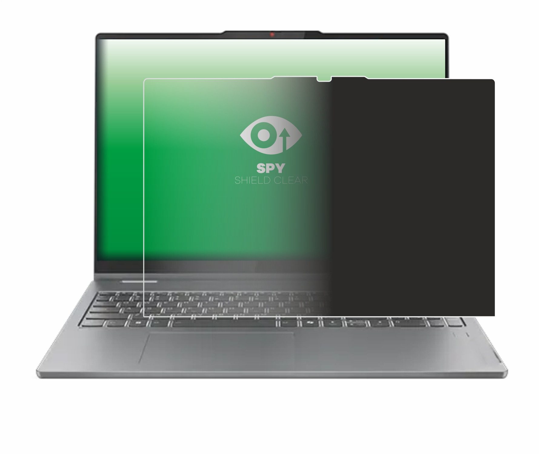 upscreen Displayschutzfolie Sichtschutzfolie für Lenovo IdeaPad 5 2-in-1 Gen 10 16", Anti-Spy Privacy Sichtschutz Blickschutzfolie Blaulicht-Schutz