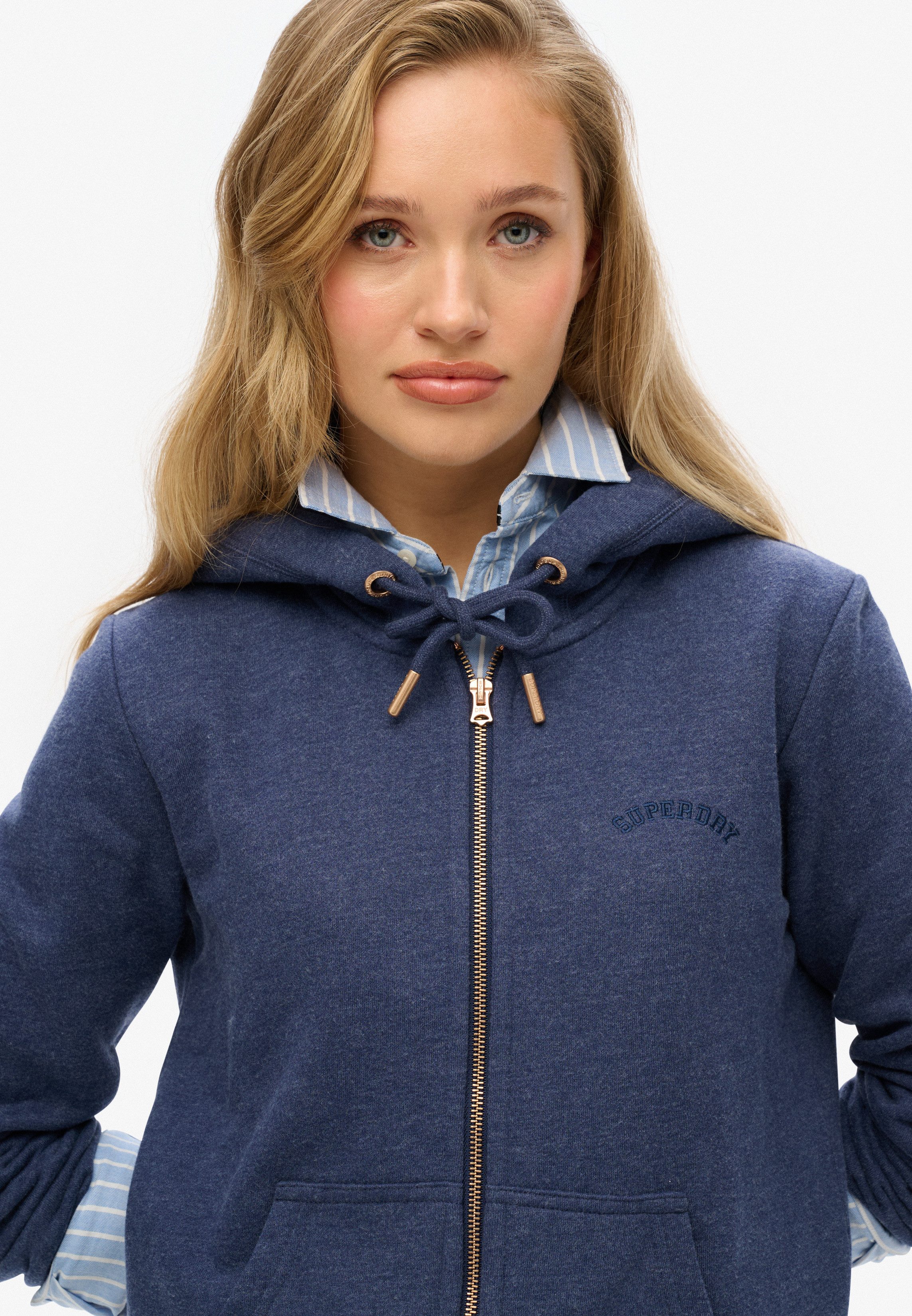 Superdry Kapuzensweatjacke ESSENTIAL LOGO ZIPHOOD HB günstig online kaufen