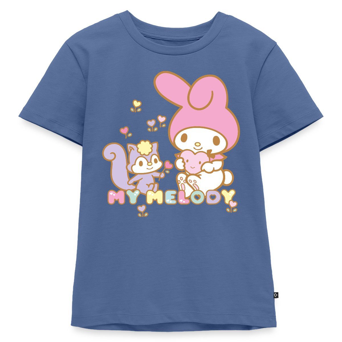 T-Shirt My Melody Pflückt Mit Risu Herzblümchen Kinder Premium T-Shirt