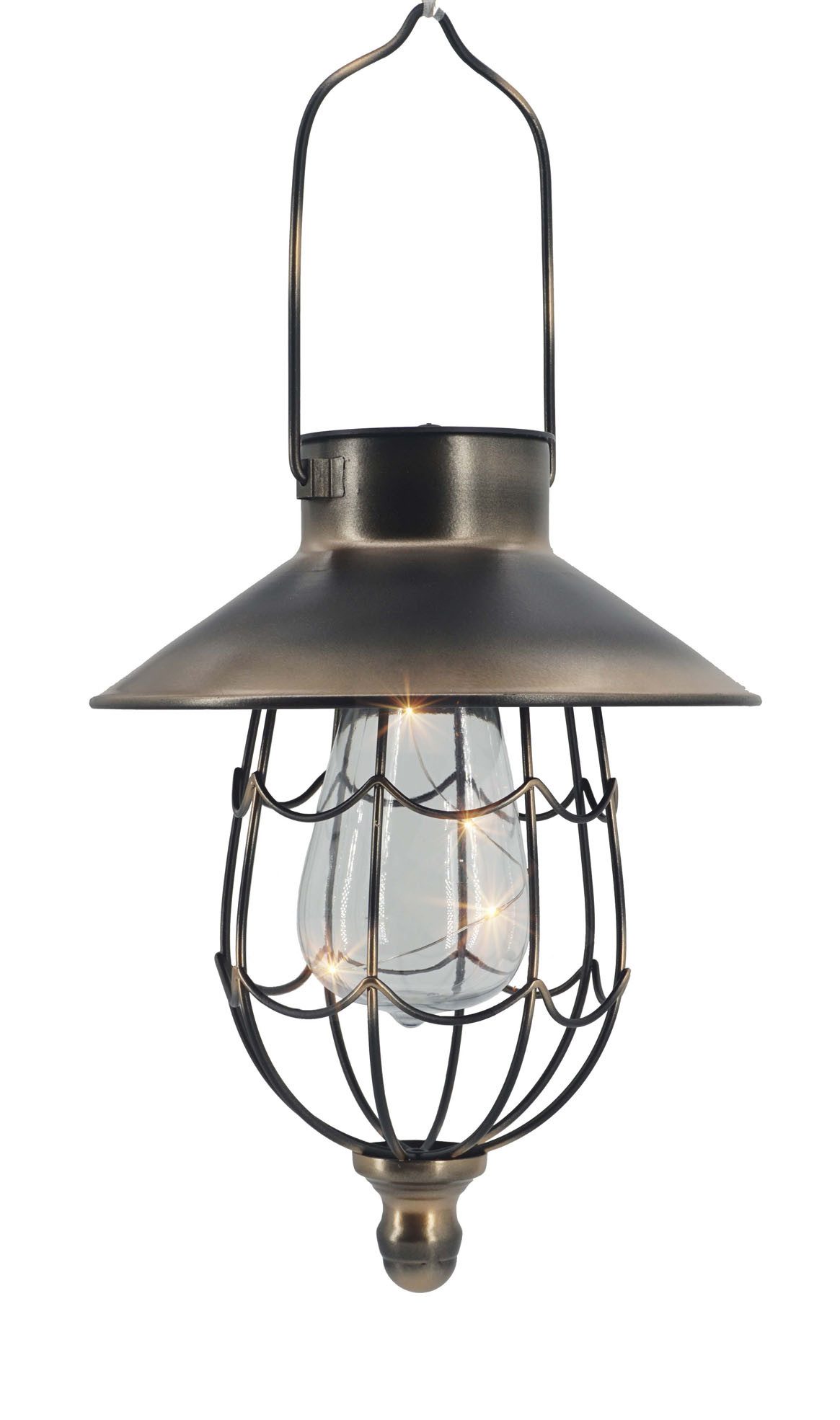 abc HOME LED-Hängeleuchte Laterne, LEDs, Solarpanel, Lichtsensor, LED fest günstig online kaufen