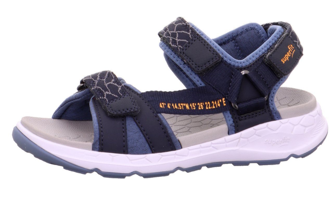 Superfit superfit Kinder Sandale CRISS CROSS 1-000580-8010 blau/orange Sandale