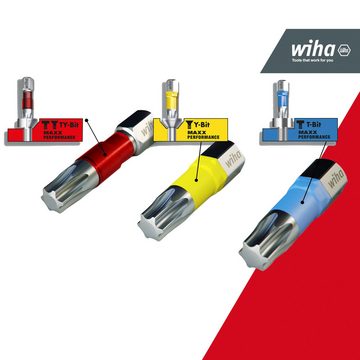 Wiha Bit-Set XLSelector (41834) - 14 tlg., Y-Bit 50 mm, PH, Pozidriv, TORX 1/4" E6,3, magnetischer Bithalter