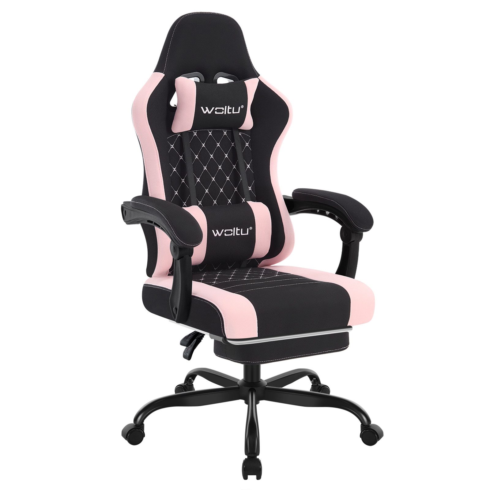 Woltu Gaming-Stuhl (1 St), mit Massagefunktion, ergonomisch, 150 kg, Netzstoff