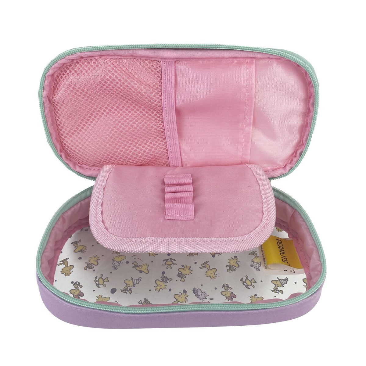 Snoopy Federmäppchen Federmappe 3 Fächer Etui Organizer 21 cm