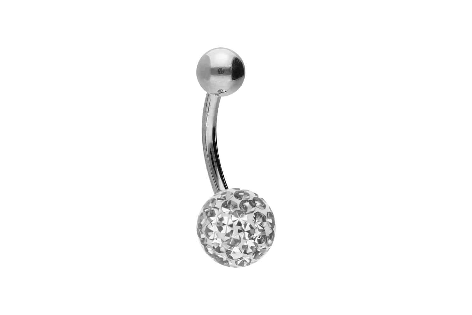 Bauchnabelpiercing Titan Bananabell EPOXY- + TITAN-KUGEL