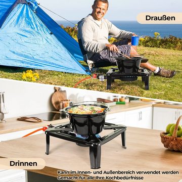 TLGREEN Gaskocher Camping Gas-Hockerkocher Outdoor Campingkocher Industrial Hockerkocher