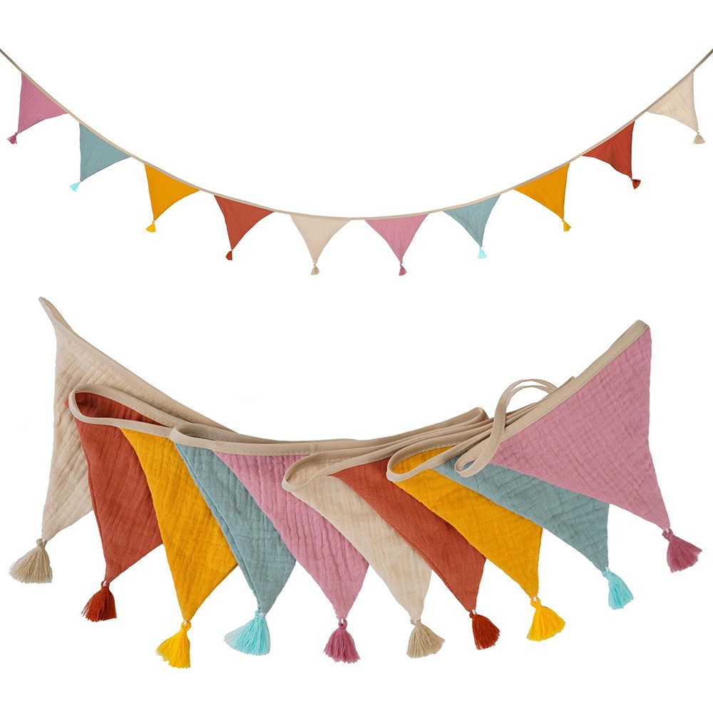 CLTYQ Wimpelkette Girlande Wimpelkette Kinderzimmer,Deko zum Aufhängen, Mäd günstig online kaufen