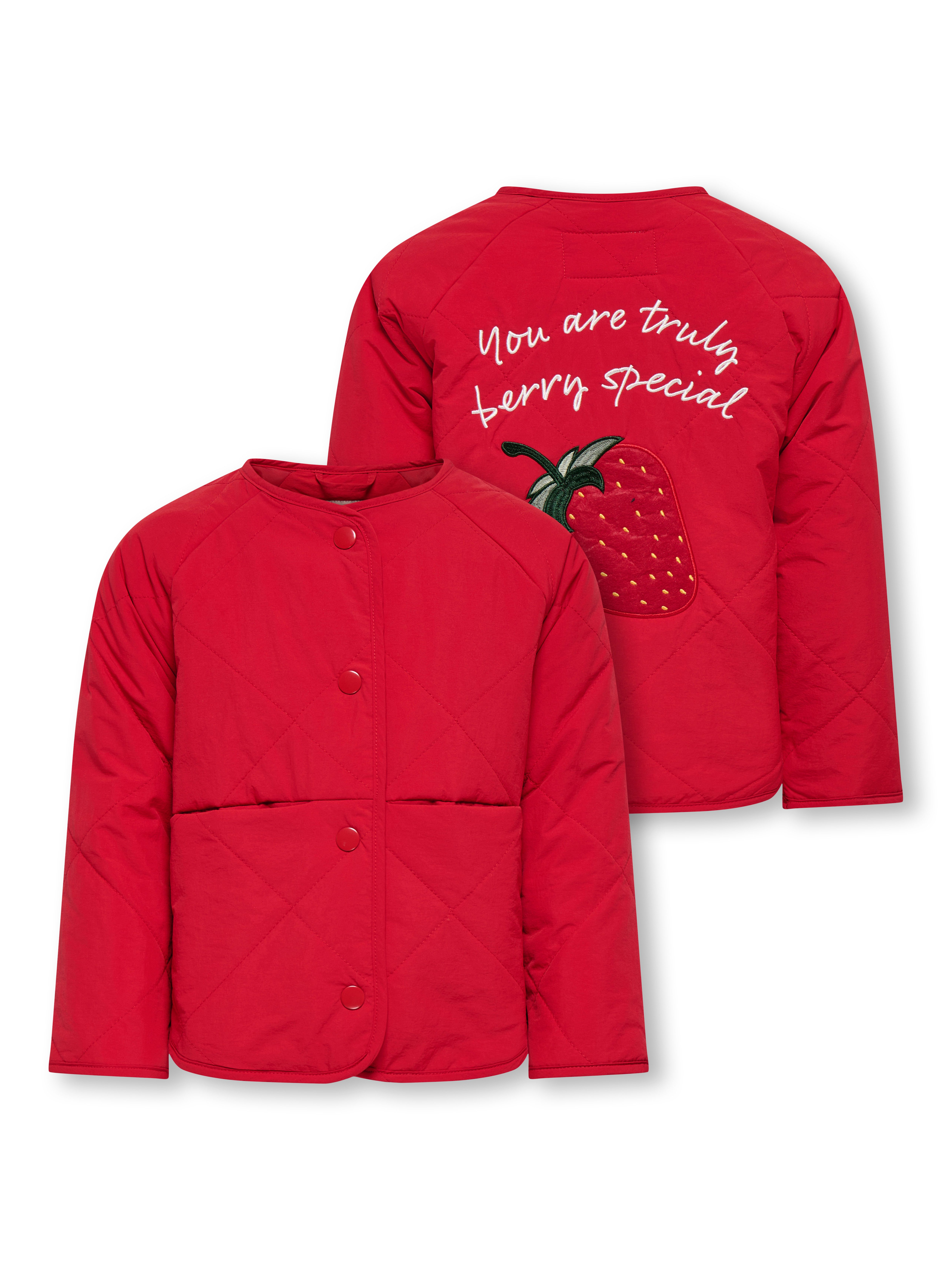KIDS ONLY Steppjacke KMGROSALINA QUILTED JACKET OTW NOOS Kunstfaser, normal geschnitten