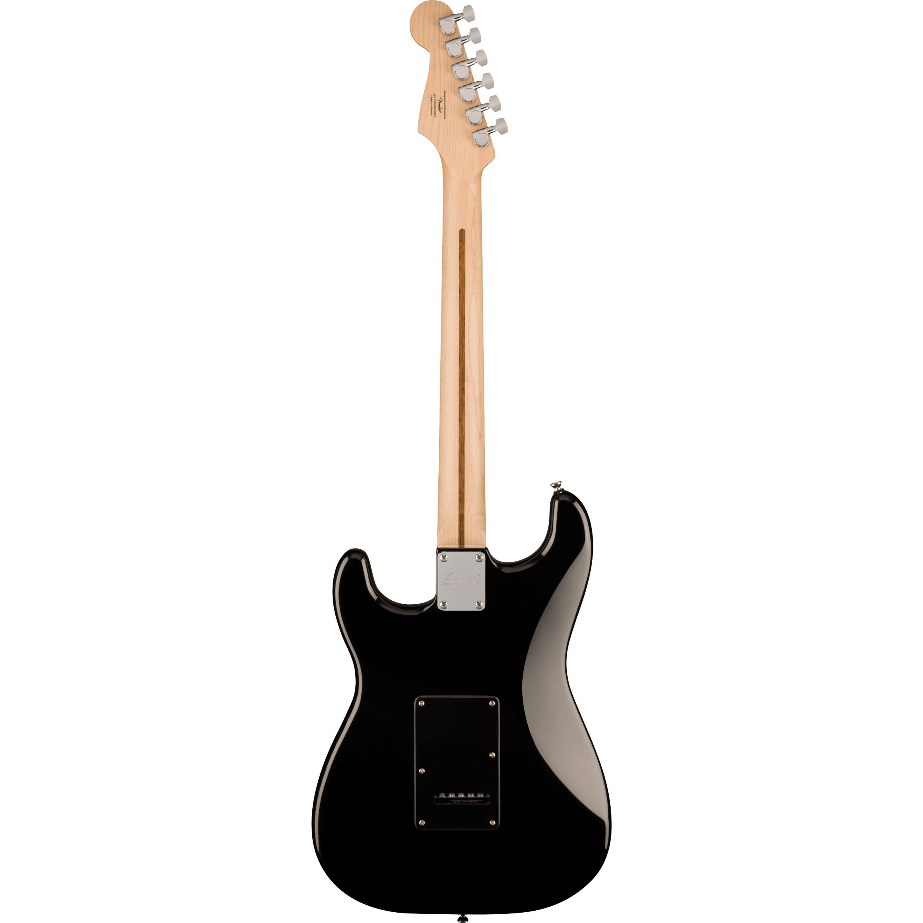 Squier E-Gitarre, E-Gitarren, ST-Modelle, Sonic Stratocaster HSS MN Black - E-Gitarre