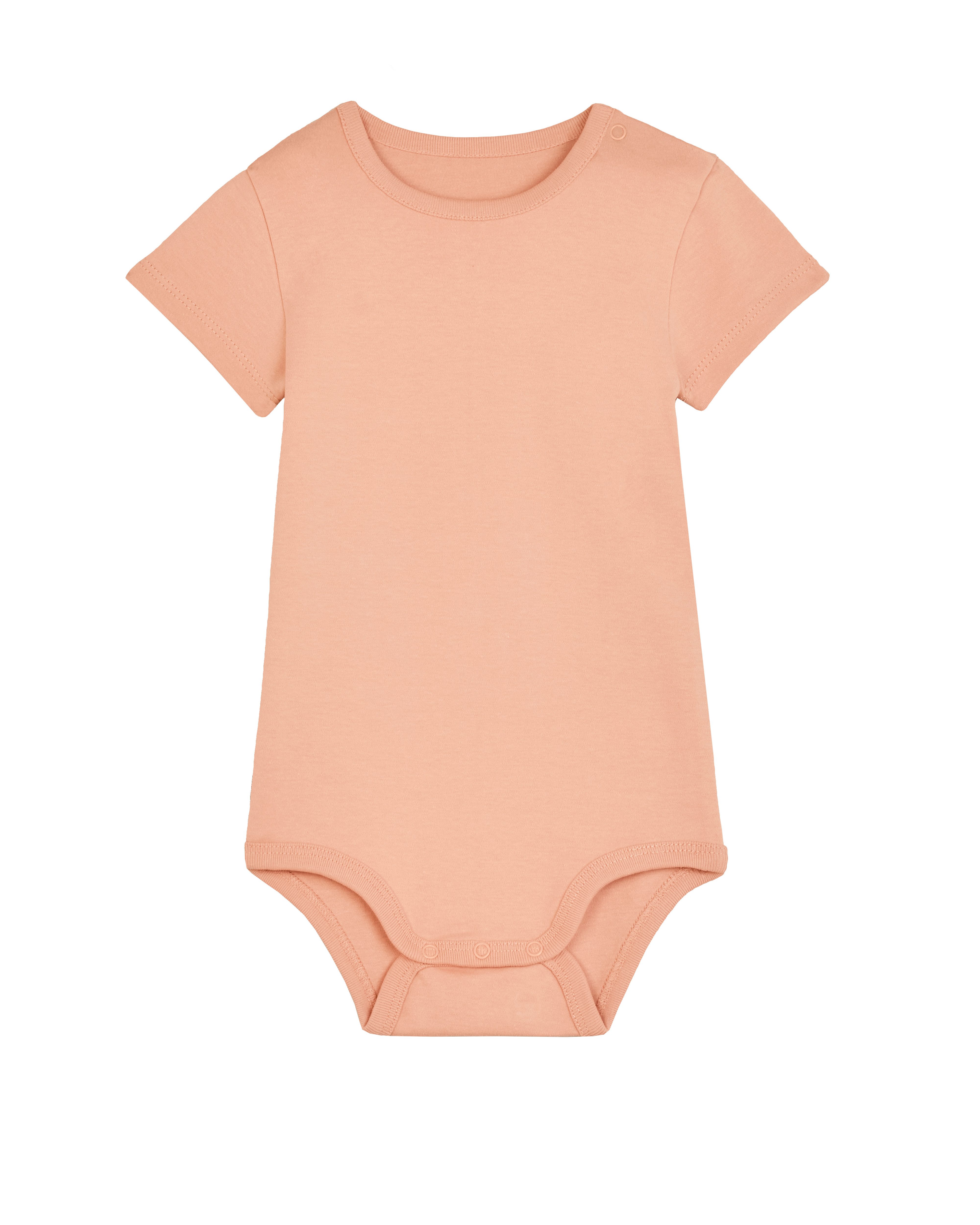 Sitztgut Kurzarmbody Baby Body aus Bio-Baumwolle (1-tlg) Druckknopfleiste an der Schulter und Druckknopfverschluss im Schritt