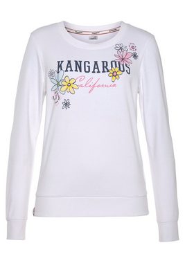 KangaROOS Sweatshirt mit großem Label Print - NEUE-KOLLEKTION