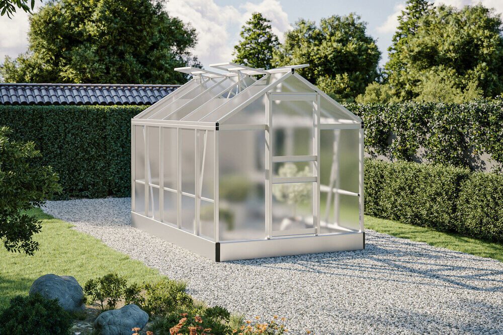 OUTFLEXX Gewächshaus silberfarben | Rabatt: 17%