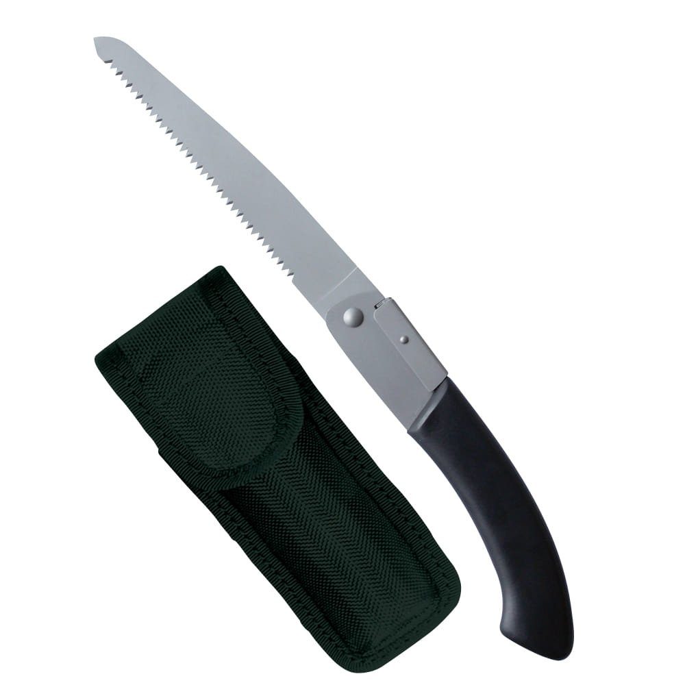 Mil-Tec Handsäge Militär Klappsäge Schwarz mit Tasche