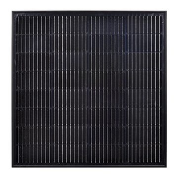 Sunstone Power Solarmodul 100 Watt 18V Schwarz Mono Solarpanel für 12V Analge Wohnmobil Garten, 100,00 W, Monokristallin, mit 2 Bypass-Dioden