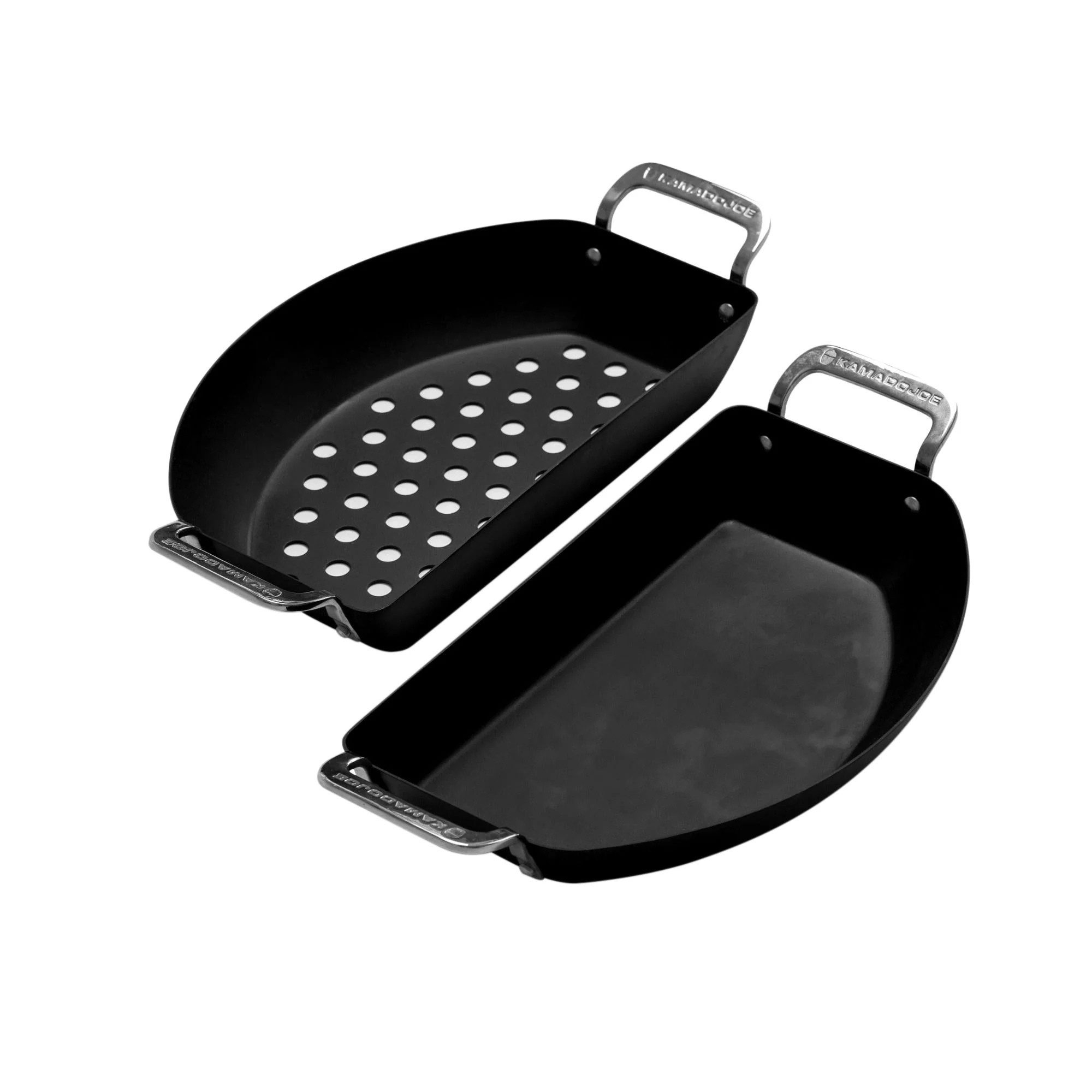 Kamado Joe Keramikgrill Kamado Joe Karbon Steel Halbmond-Pfannenset
