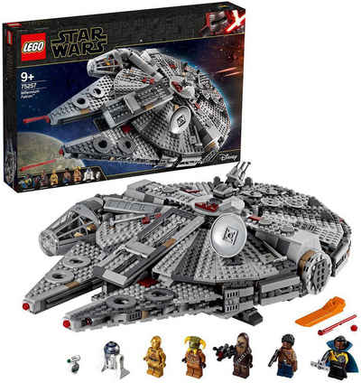LEGO® Konstruktionsspielsteine »Millennium Falcon™ (75257), LEGO® Star Wars™«, (1353 St), Made in Europe