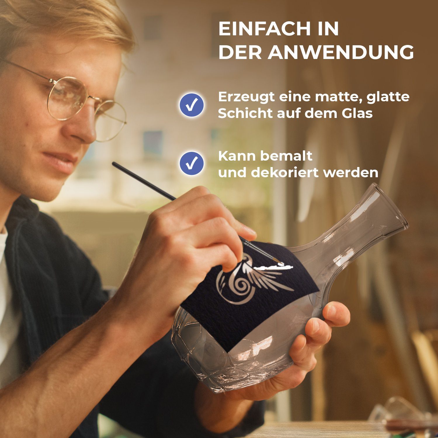 7 Artists Malpaste Glas Ätzpaste 50ml Glass Etching Paste auf Lösungsmittelbasis