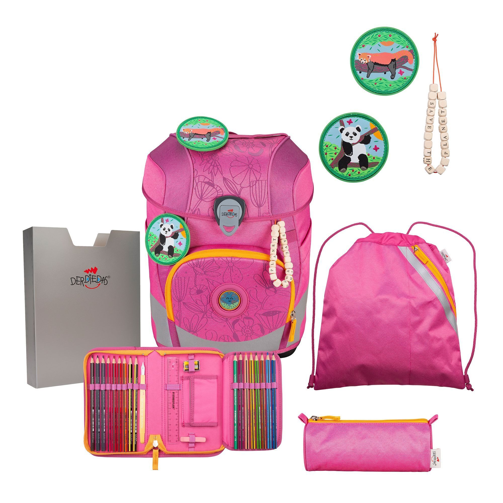 DerDieDas® Schulranzen ErgoFlex Tiny ECO (6-tlg), PET