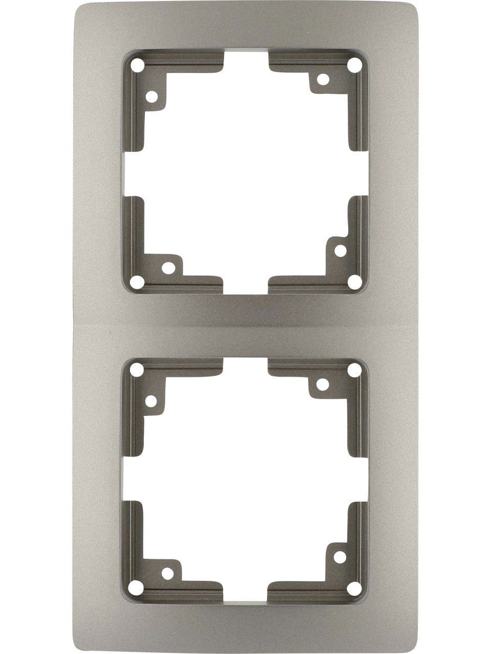 UNITEC Выключатель Unitec Abdeckrahmen Monaco 2-fach platin