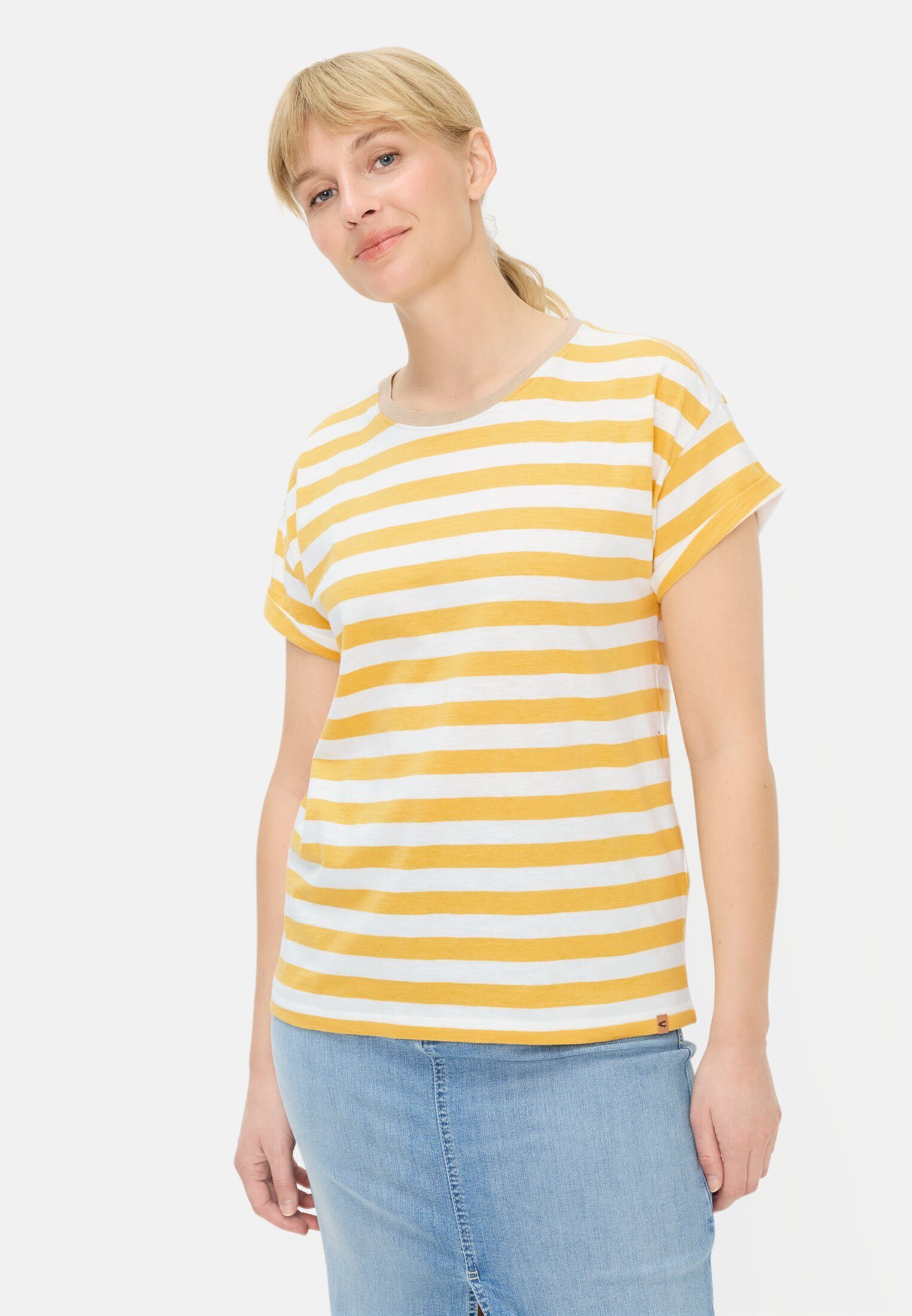 T-Shirt aus reiner Baumwolle Kurzarm